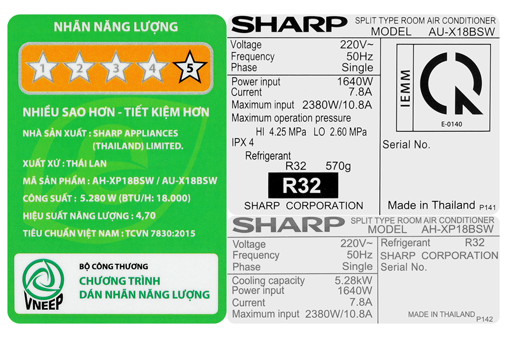 Máy lạnh Sharp Inverter 1 HP AH-XP10BSW - Ảnh 8