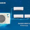 Hệ thống máy lạnh Daikin multi S MKC70SVMV/CTKC25RVMV+CTKC25RVMV+CTKC25RVMV 1 dàn nóng 3HP- 03 dàn lạnh 1.0HP+1.0HP+1.0HP inverter